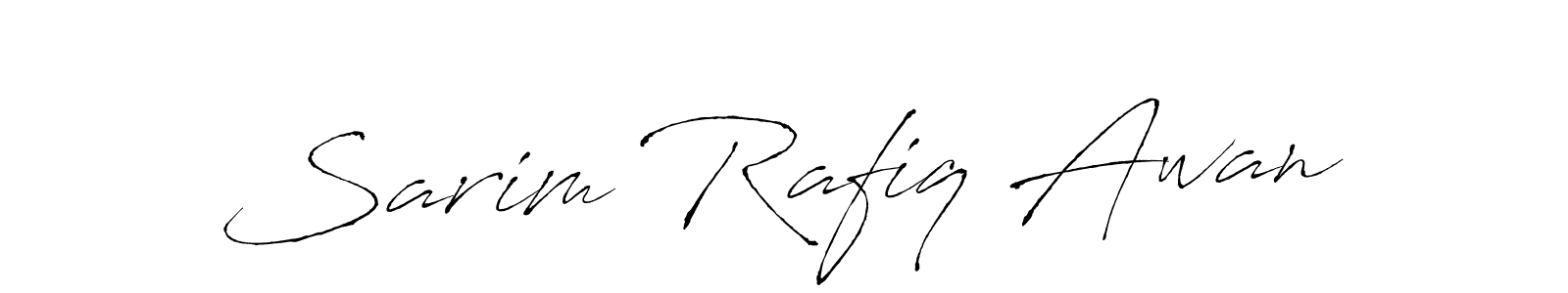 Make a beautiful signature design for name Sarim Rafiq Awan. Use this online signature maker to create a handwritten signature for free. Sarim Rafiq Awan signature style 6 images and pictures png