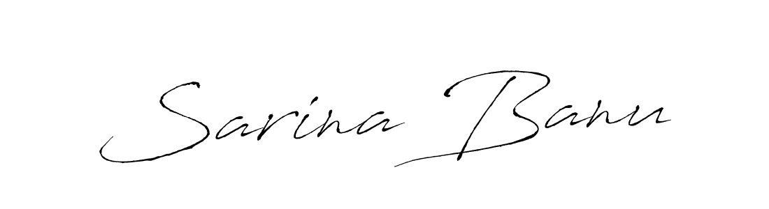 Sarina Banu stylish signature style. Best Handwritten Sign (Antro_Vectra) for my name. Handwritten Signature Collection Ideas for my name Sarina Banu. Sarina Banu signature style 6 images and pictures png