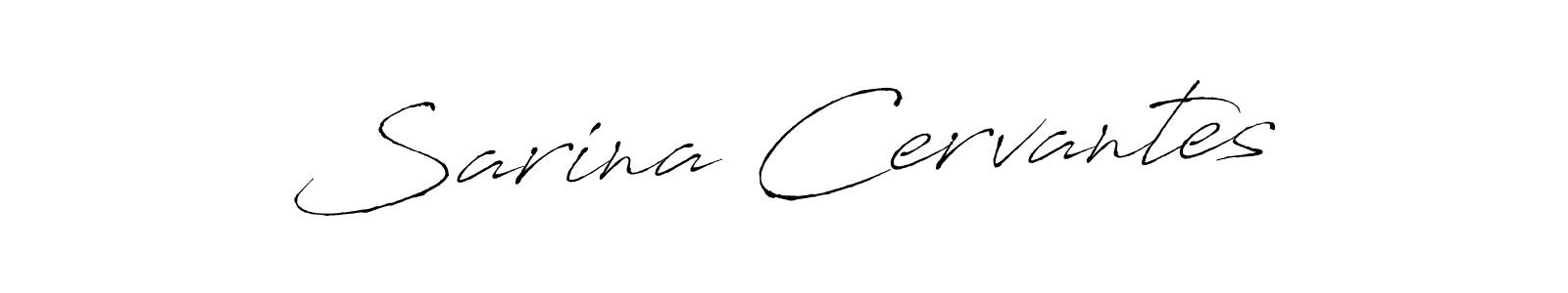 You should practise on your own different ways (Antro_Vectra) to write your name (Sarina Cervantes) in signature. don't let someone else do it for you. Sarina Cervantes signature style 6 images and pictures png