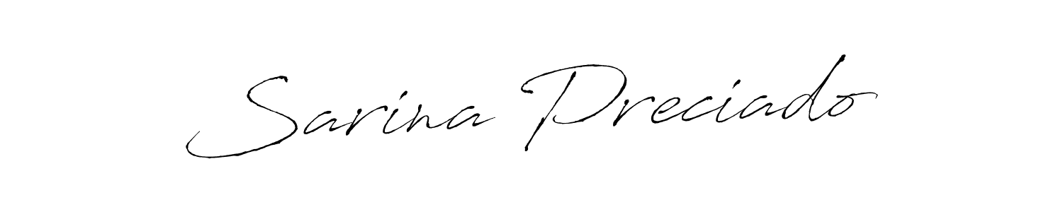 How to make Sarina Preciado signature? Antro_Vectra is a professional autograph style. Create handwritten signature for Sarina Preciado name. Sarina Preciado signature style 6 images and pictures png