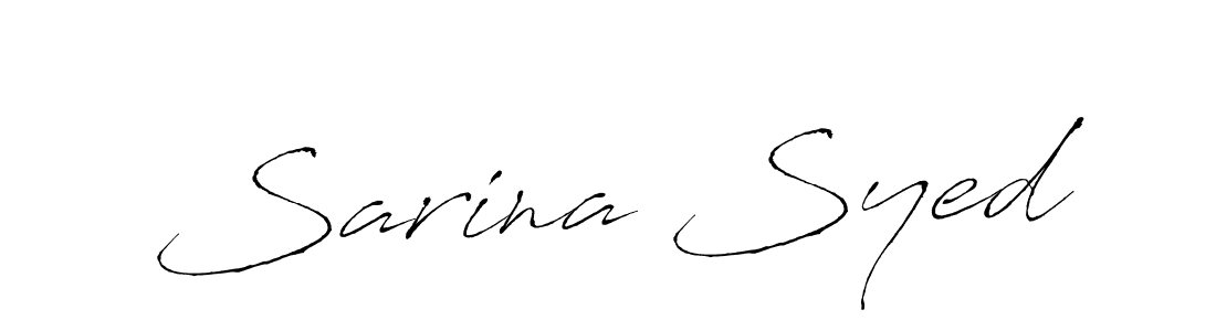 Also we have Sarina Syed name is the best signature style. Create professional handwritten signature collection using Antro_Vectra autograph style. Sarina Syed signature style 6 images and pictures png