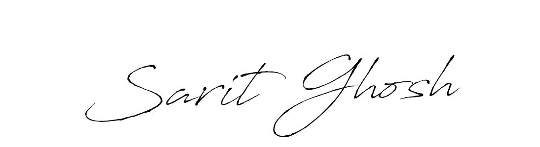 Sarit Ghosh stylish signature style. Best Handwritten Sign (Antro_Vectra) for my name. Handwritten Signature Collection Ideas for my name Sarit Ghosh. Sarit Ghosh signature style 6 images and pictures png