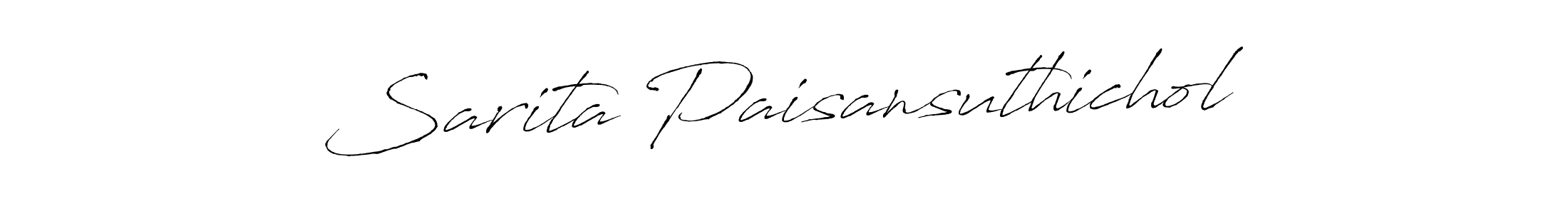 This is the best signature style for the Sarita Paisansuthichol name. Also you like these signature font (Antro_Vectra). Mix name signature. Sarita Paisansuthichol signature style 6 images and pictures png