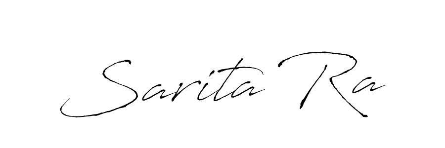 Similarly Antro_Vectra is the best handwritten signature design. Signature creator online .You can use it as an online autograph creator for name Sarita Ra. Sarita Ra signature style 6 images and pictures png