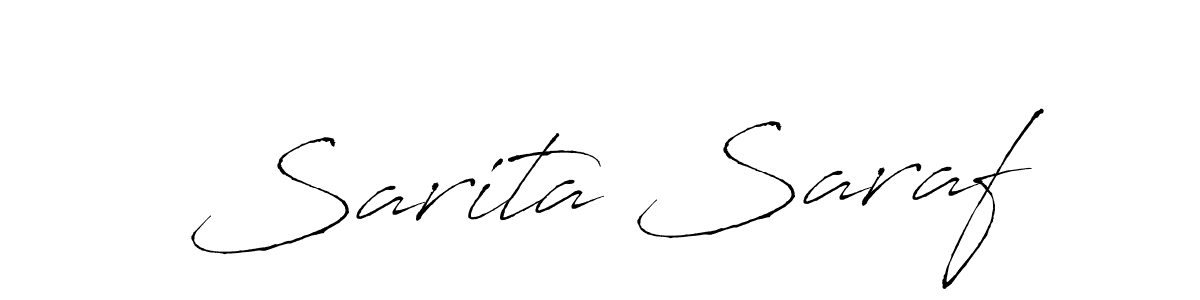 Use a signature maker to create a handwritten signature online. With this signature software, you can design (Antro_Vectra) your own signature for name Sarita Saraf. Sarita Saraf signature style 6 images and pictures png