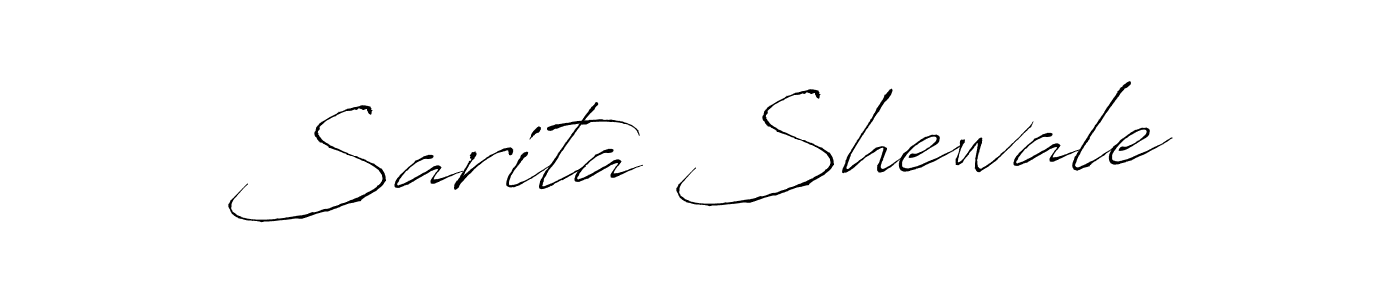 How to make Sarita Shewale name signature. Use Antro_Vectra style for creating short signs online. This is the latest handwritten sign. Sarita Shewale signature style 6 images and pictures png