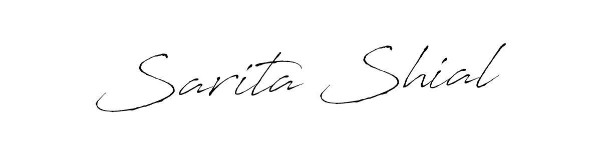 Antro_Vectra is a professional signature style that is perfect for those who want to add a touch of class to their signature. It is also a great choice for those who want to make their signature more unique. Get Sarita Shial name to fancy signature for free. Sarita Shial signature style 6 images and pictures png