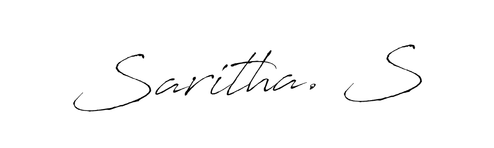 How to make Saritha. S signature? Antro_Vectra is a professional autograph style. Create handwritten signature for Saritha. S name. Saritha. S signature style 6 images and pictures png