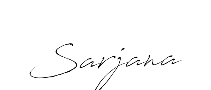 How to make Sarjana signature? Antro_Vectra is a professional autograph style. Create handwritten signature for Sarjana name. Sarjana signature style 6 images and pictures png