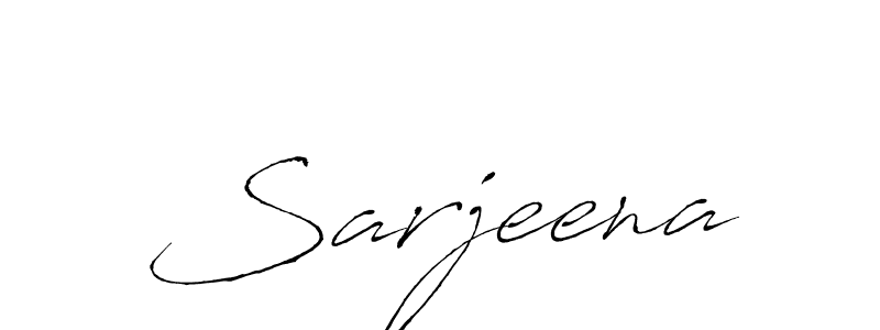 Similarly Antro_Vectra is the best handwritten signature design. Signature creator online .You can use it as an online autograph creator for name Sarjeena. Sarjeena signature style 6 images and pictures png