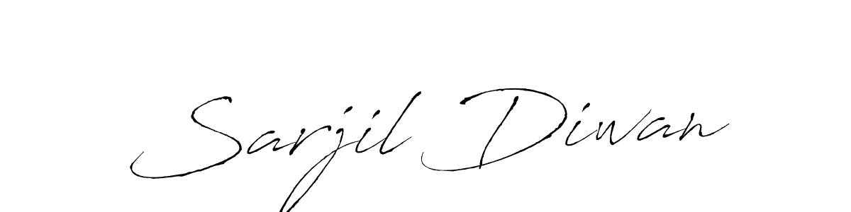 Make a beautiful signature design for name Sarjil Diwan. Use this online signature maker to create a handwritten signature for free. Sarjil Diwan signature style 6 images and pictures png