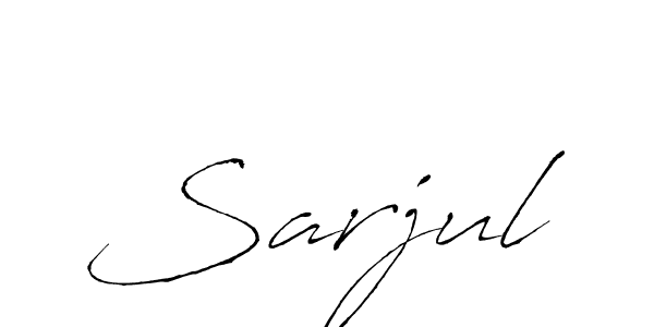 Sarjul stylish signature style. Best Handwritten Sign (Antro_Vectra) for my name. Handwritten Signature Collection Ideas for my name Sarjul. Sarjul signature style 6 images and pictures png