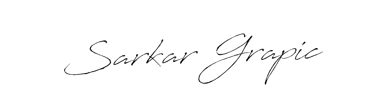 Sarkar Grapic stylish signature style. Best Handwritten Sign (Antro_Vectra) for my name. Handwritten Signature Collection Ideas for my name Sarkar Grapic. Sarkar Grapic signature style 6 images and pictures png