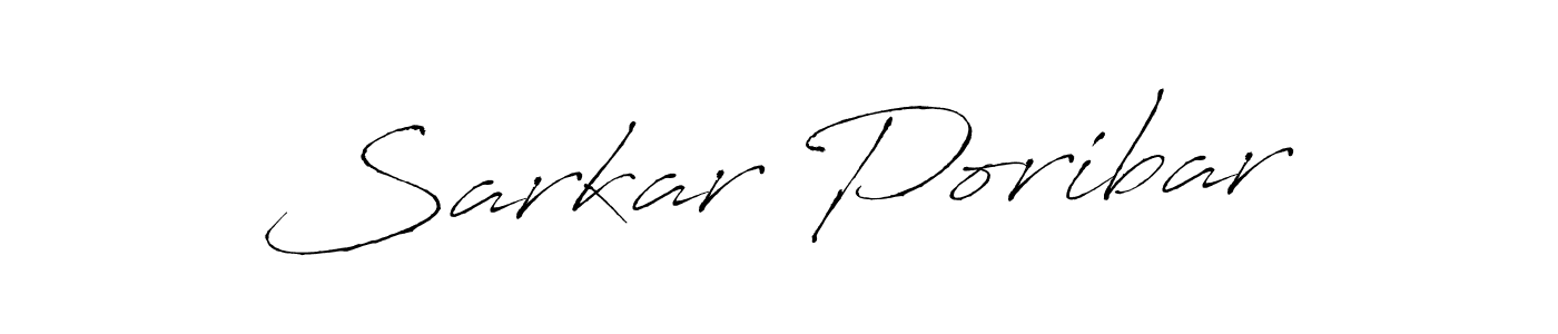 Antro_Vectra is a professional signature style that is perfect for those who want to add a touch of class to their signature. It is also a great choice for those who want to make their signature more unique. Get Sarkar Poribar name to fancy signature for free. Sarkar Poribar signature style 6 images and pictures png