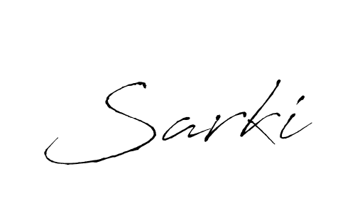 You should practise on your own different ways (Antro_Vectra) to write your name (Sarki) in signature. don't let someone else do it for you. Sarki signature style 6 images and pictures png