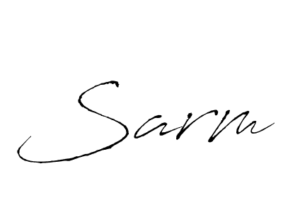 Also we have Sarm name is the best signature style. Create professional handwritten signature collection using Antro_Vectra autograph style. Sarm signature style 6 images and pictures png