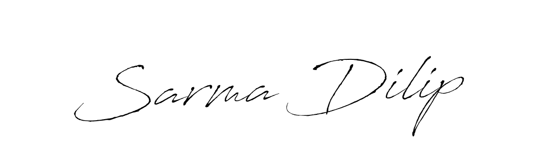 Make a beautiful signature design for name Sarma Dilip. Use this online signature maker to create a handwritten signature for free. Sarma Dilip signature style 6 images and pictures png