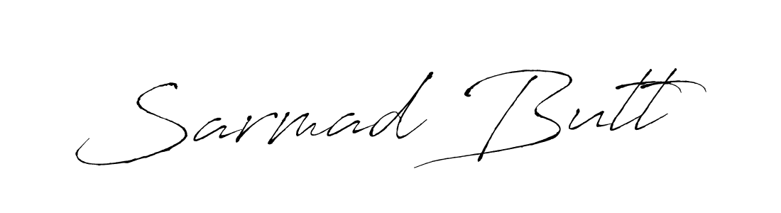 How to make Sarmad Butt signature? Antro_Vectra is a professional autograph style. Create handwritten signature for Sarmad Butt name. Sarmad Butt signature style 6 images and pictures png