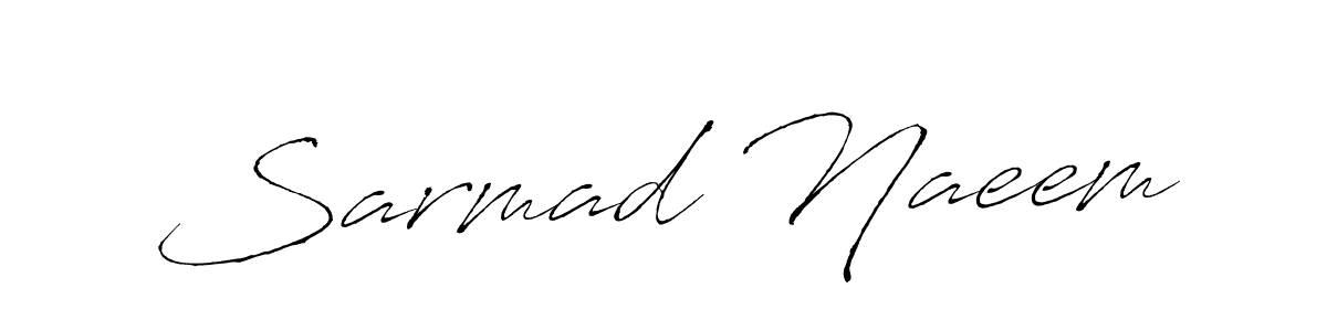 Similarly Antro_Vectra is the best handwritten signature design. Signature creator online .You can use it as an online autograph creator for name Sarmad Naeem. Sarmad Naeem signature style 6 images and pictures png