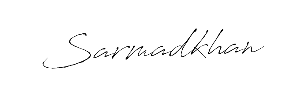 You should practise on your own different ways (Antro_Vectra) to write your name (Sarmadkhan) in signature. don't let someone else do it for you. Sarmadkhan signature style 6 images and pictures png