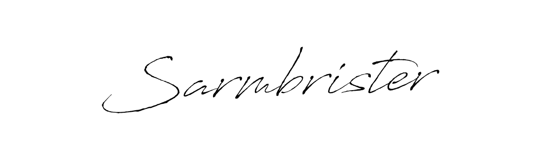 Once you've used our free online signature maker to create your best signature Antro_Vectra style, it's time to enjoy all of the benefits that Sarmbrister name signing documents. Sarmbrister signature style 6 images and pictures png