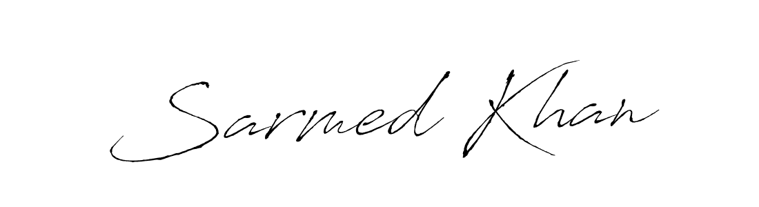 You can use this online signature creator to create a handwritten signature for the name Sarmed Khan. This is the best online autograph maker. Sarmed Khan signature style 6 images and pictures png