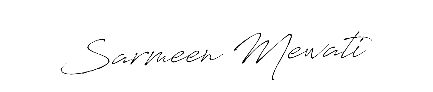 Use a signature maker to create a handwritten signature online. With this signature software, you can design (Antro_Vectra) your own signature for name Sarmeen Mewati. Sarmeen Mewati signature style 6 images and pictures png