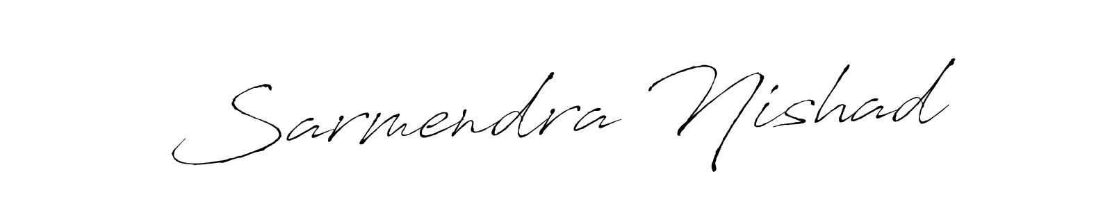 Design your own signature with our free online signature maker. With this signature software, you can create a handwritten (Antro_Vectra) signature for name Sarmendra Nishad. Sarmendra Nishad signature style 6 images and pictures png