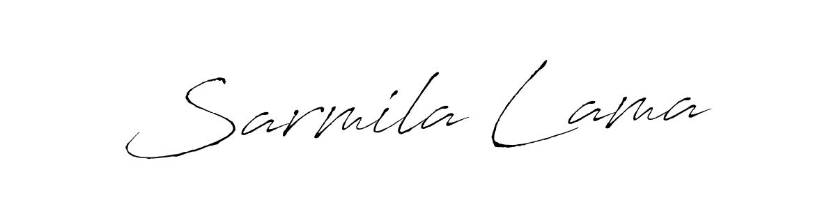 This is the best signature style for the Sarmila Lama name. Also you like these signature font (Antro_Vectra). Mix name signature. Sarmila Lama signature style 6 images and pictures png