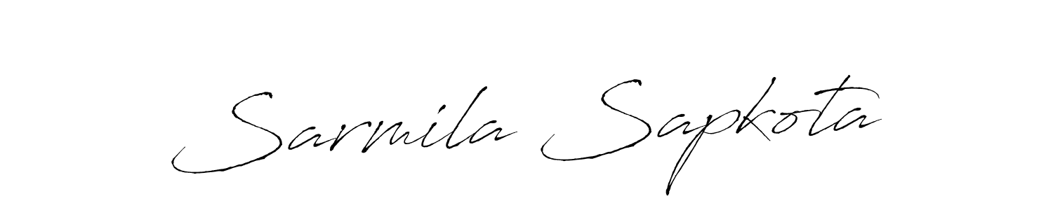 This is the best signature style for the Sarmila Sapkota name. Also you like these signature font (Antro_Vectra). Mix name signature. Sarmila Sapkota signature style 6 images and pictures png