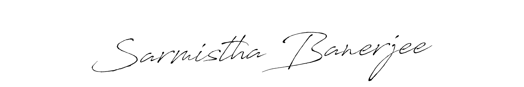 Sarmistha Banerjee stylish signature style. Best Handwritten Sign (Antro_Vectra) for my name. Handwritten Signature Collection Ideas for my name Sarmistha Banerjee. Sarmistha Banerjee signature style 6 images and pictures png
