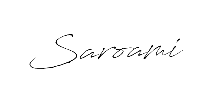 Make a beautiful signature design for name Saroami. Use this online signature maker to create a handwritten signature for free. Saroami signature style 6 images and pictures png