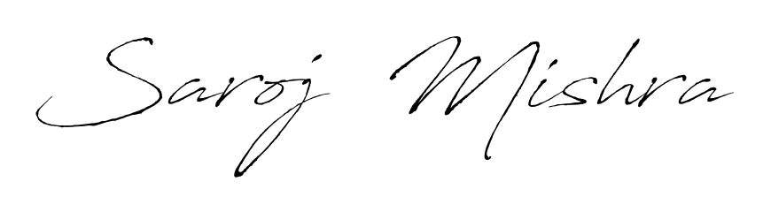 Also we have Saroj  Mishra name is the best signature style. Create professional handwritten signature collection using Antro_Vectra autograph style. Saroj  Mishra signature style 6 images and pictures png