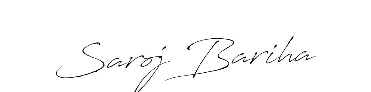 Also we have Saroj Bariha name is the best signature style. Create professional handwritten signature collection using Antro_Vectra autograph style. Saroj Bariha signature style 6 images and pictures png