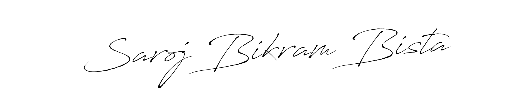Antro_Vectra is a professional signature style that is perfect for those who want to add a touch of class to their signature. It is also a great choice for those who want to make their signature more unique. Get Saroj Bikram Bista name to fancy signature for free. Saroj Bikram Bista signature style 6 images and pictures png