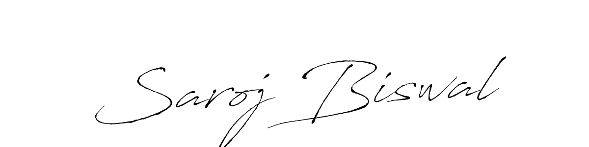 Design your own signature with our free online signature maker. With this signature software, you can create a handwritten (Antro_Vectra) signature for name Saroj Biswal. Saroj Biswal signature style 6 images and pictures png