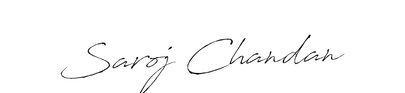 The best way (Antro_Vectra) to make a short signature is to pick only two or three words in your name. The name Saroj Chandan include a total of six letters. For converting this name. Saroj Chandan signature style 6 images and pictures png