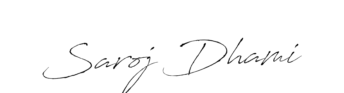 Also You can easily find your signature by using the search form. We will create Saroj Dhami name handwritten signature images for you free of cost using Antro_Vectra sign style. Saroj Dhami signature style 6 images and pictures png