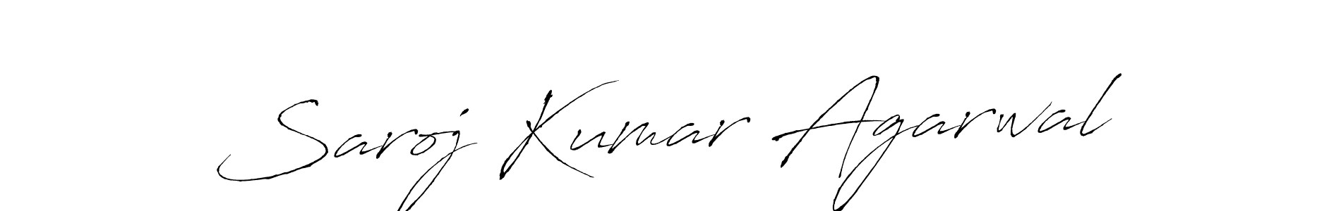 Saroj Kumar Agarwal stylish signature style. Best Handwritten Sign (Antro_Vectra) for my name. Handwritten Signature Collection Ideas for my name Saroj Kumar Agarwal. Saroj Kumar Agarwal signature style 6 images and pictures png