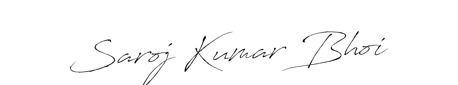 Design your own signature with our free online signature maker. With this signature software, you can create a handwritten (Antro_Vectra) signature for name Saroj Kumar Bhoi. Saroj Kumar Bhoi signature style 6 images and pictures png