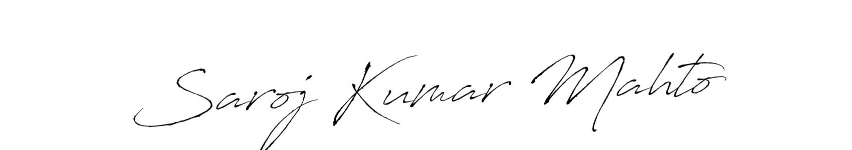 The best way (Antro_Vectra) to make a short signature is to pick only two or three words in your name. The name Saroj Kumar Mahto include a total of six letters. For converting this name. Saroj Kumar Mahto signature style 6 images and pictures png