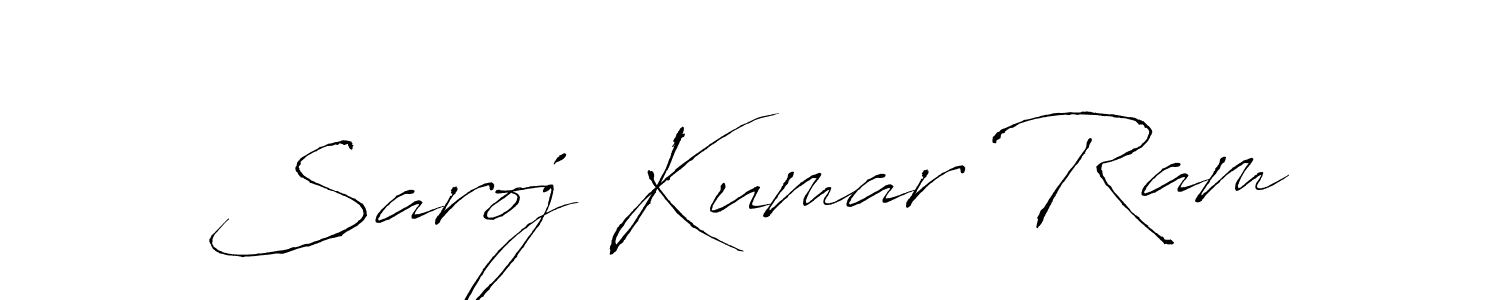 Use a signature maker to create a handwritten signature online. With this signature software, you can design (Antro_Vectra) your own signature for name Saroj Kumar Ram. Saroj Kumar Ram signature style 6 images and pictures png