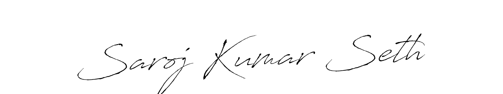 It looks lik you need a new signature style for name Saroj Kumar Seth. Design unique handwritten (Antro_Vectra) signature with our free signature maker in just a few clicks. Saroj Kumar Seth signature style 6 images and pictures png