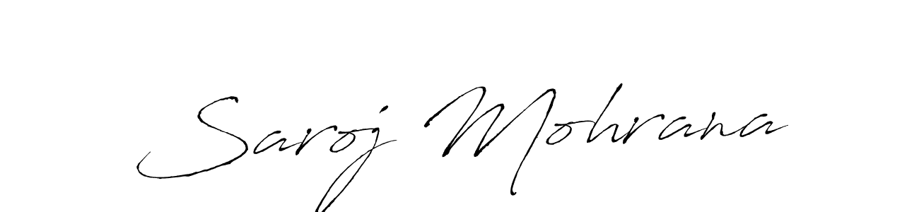 Use a signature maker to create a handwritten signature online. With this signature software, you can design (Antro_Vectra) your own signature for name Saroj Mohrana. Saroj Mohrana signature style 6 images and pictures png