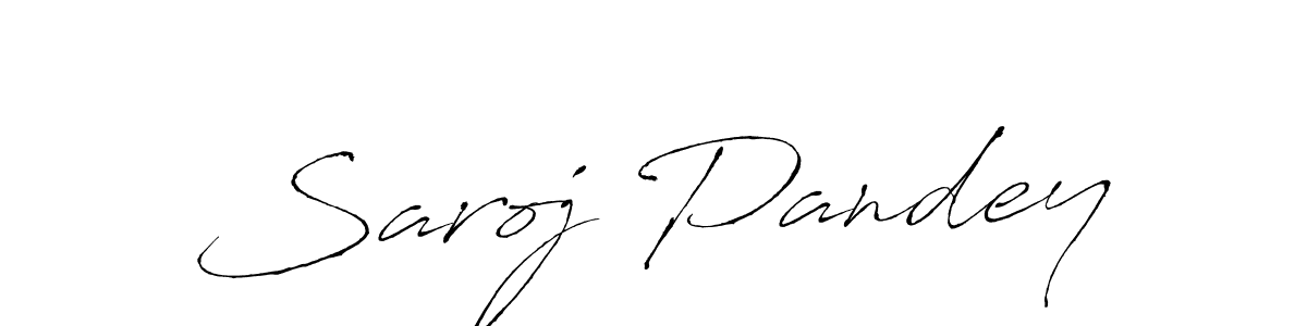 Design your own signature with our free online signature maker. With this signature software, you can create a handwritten (Antro_Vectra) signature for name Saroj Pandey. Saroj Pandey signature style 6 images and pictures png