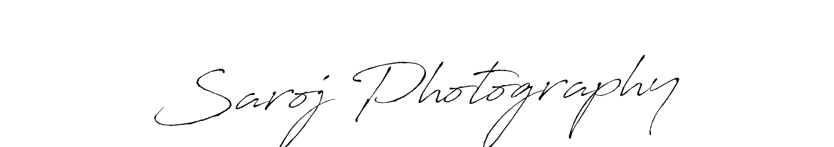 Design your own signature with our free online signature maker. With this signature software, you can create a handwritten (Antro_Vectra) signature for name Saroj Photography. Saroj Photography signature style 6 images and pictures png