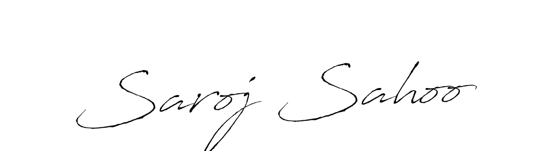 Create a beautiful signature design for name Saroj Sahoo. With this signature (Antro_Vectra) fonts, you can make a handwritten signature for free. Saroj Sahoo signature style 6 images and pictures png