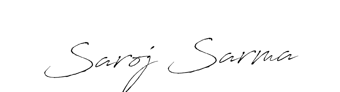 The best way (Antro_Vectra) to make a short signature is to pick only two or three words in your name. The name Saroj Sarma include a total of six letters. For converting this name. Saroj Sarma signature style 6 images and pictures png