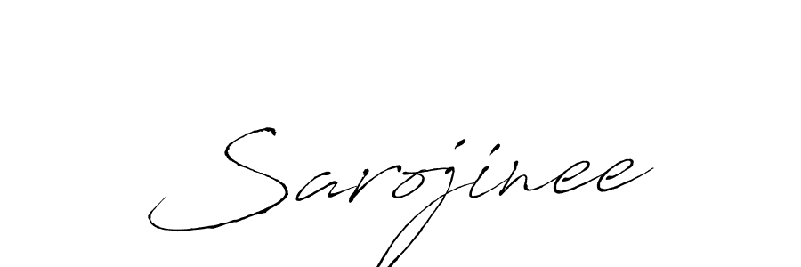 How to make Sarojinee name signature. Use Antro_Vectra style for creating short signs online. This is the latest handwritten sign. Sarojinee signature style 6 images and pictures png