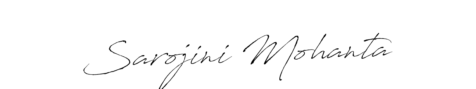 Sarojini Mohanta stylish signature style. Best Handwritten Sign (Antro_Vectra) for my name. Handwritten Signature Collection Ideas for my name Sarojini Mohanta. Sarojini Mohanta signature style 6 images and pictures png